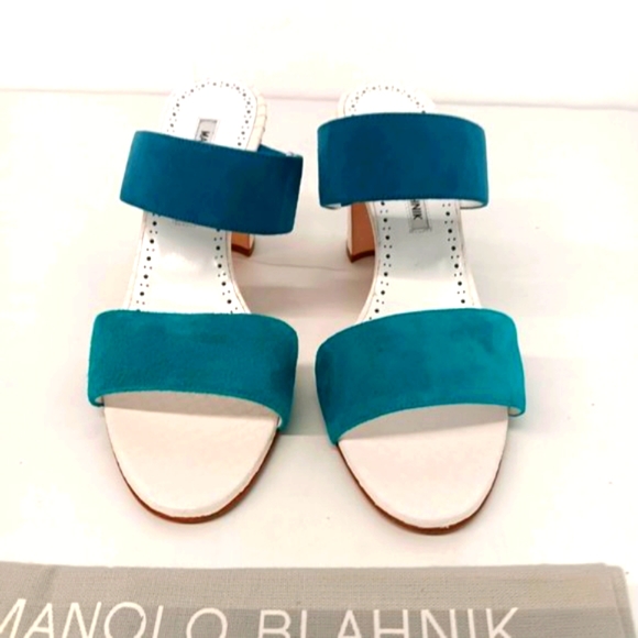 Manolo Blahnik Women's Klaiapla Shoes - EU40/US10 - Picture 4 of 13